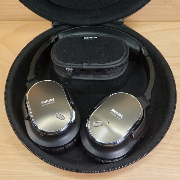 Philips SHN9500 Headphones / Noise Cancelling / Over-Ear / Tested & Working - Picture 2 of 12